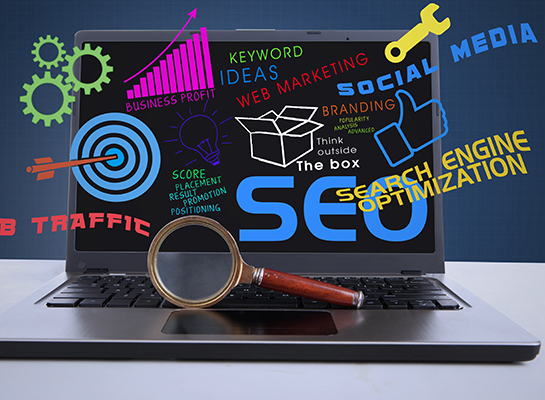 SEO and website analytics services - computer dashboard showing Uganda business rankings